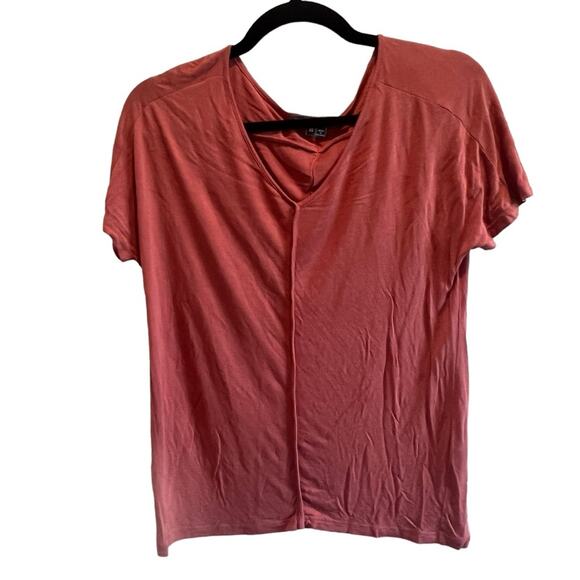 Vince Blouse Top XSmall with Reverse Hem Jersey Knit Size XS - Picture 1 of 9